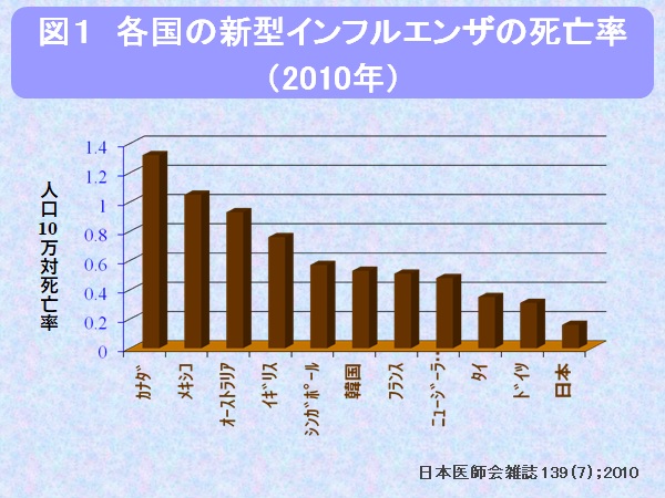 インフルエンザ 日本 死者 数